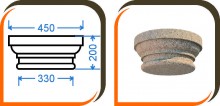 Капитель колонны (половинка) КК-003 Капитель колонны (половинка) КК-003